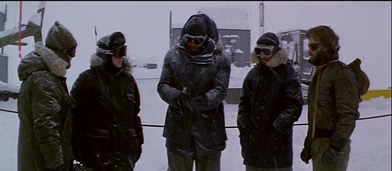 grupo en la nieve